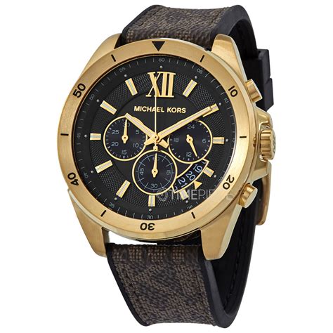 Michael Kors Brecken Chronograph Black Dial Men's 